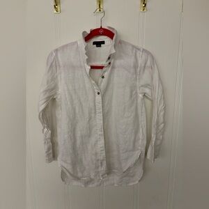 Sanctuary White Shirt 100% linen!!